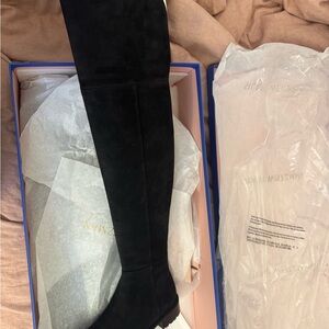 Stuart Weitzman Black Over-the-Knee Boots